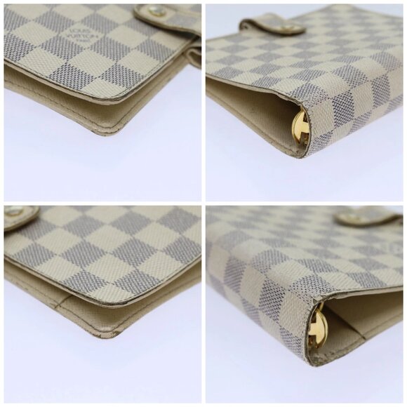 LOUIS VUITTON Damier Azur Agenda MM Day Planner Cover - Picture 9 of 15